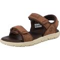 Timberland Nubble Leather 2 Strap (Toddler), Unisex Kids' Open Toe Sandals, Medium Brown Nubuck, 7.5 Child UK (25 EU)