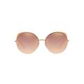 Vogue Eyewear Women's 0VO4081S 50756F 55 Sunglasses, Light Pink Gold/Gradientpinkmirrorpink