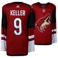 Clayton Keller Arizona Coyotes Autographed Red Adidas Authentic Jersey