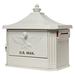 Architectural Mailboxes Hamilton Locking Post Mounted Mailbox Aluminum in White, Size 17.4 H x 18.0 W x 12.6 D in | Wayfair HM200WAM