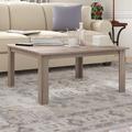 Highland Dunes Highbridge Coffee Table Wood in Brown/Gray | 17 H x 36 W x 36 D in | Wayfair 170BD01432194AA2B1C0EFD1074971CC