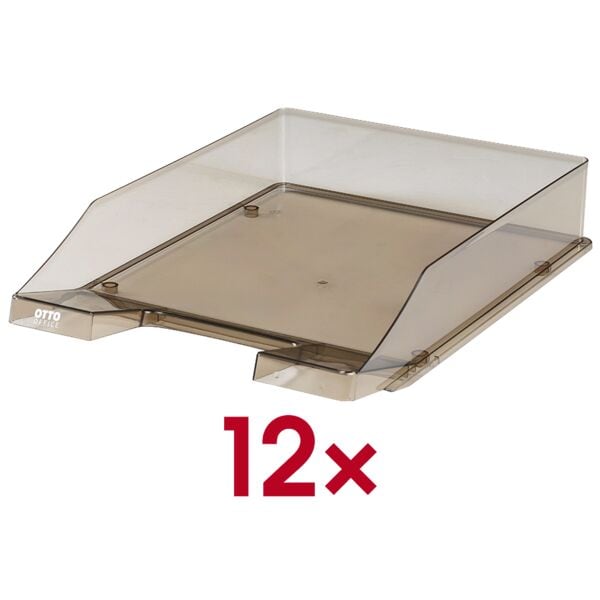 OTTO Office 12x Briefkorb »Economy« transparent, 25.5x6.5x34.8 cm Image