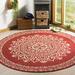 Red/White 79 x 0.19 in Area Rug - Darby Home Co Burnell Red/Cream Area Rug Polypropylene | 79 W x 0.19 D in | Wayfair