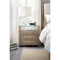 Hooker Furniture Affinity 3 - Drawer Nightstand in Gray Wood/Glass in Brown/Gray | 30 H x 29.75 W x 18 D in | Wayfair 6050-90016-GRY