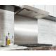 Satin Stainless Steel Splashback Guard Plate 900 mm x 700 mm