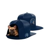 Blue Minnesota Timberwolves Medium Pet Nap Cap Dog Bed