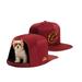 Wine Cleveland Cavaliers Small Pet Nap Cap Dog Bed