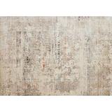 White 43 x 0.39 in Area Rug - Ophelia & Co. Earlene Oriental Ivory/Granite Area Rug Polyester/Polypropylene | 43 W x 0.39 D in | Wayfair