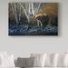 Trademark Fine Art 'Autumn Morning' Graphic Art Print on Wrapped Canvas in Blue/Brown/Gray | 16 H x 24 W x 2 D in | Wayfair ALI32254-C1624GG