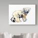 Trademark Fine Art Mark Adlington Cub - Wrapped Canvas Print Canvas in Gray/Yellow | 14 H x 19 W x 2 D in | Wayfair BL01696-C1419GG