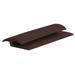 ROPPE 0.13" Thick x 144" Wide x 1" Length T-Molding in Brown Vinyl Trim | 0.13 H x 144 W in | Wayfair 159VXP110