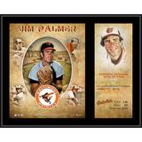 Jim Palmer Baltimore Orioles 12" x 15" Hall of Fame Career Profile Sublimated Plaque