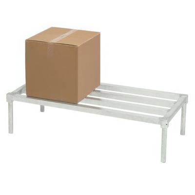 Channel ADE2048KD 48" x 20" x 12" Knock Down Heavy-Duty Tubular Style Aluminum Dunnage Rack - 2200 lb. Capacity