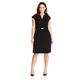 Calvin Klein Women's Plus-Size Shirt Dress with Gold Hardware, Black, 24 Plus