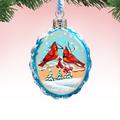 The Holiday Aisle® Love Birds Glass Ornament Glass in Blue/Red | 3 H x 2 W x 1.5 D in | Wayfair 6108FED314614A0A821A12E5334C649A