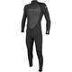 O'Neill Herren Reactor Ii 3/2mm Back Zip Full Wetsuit, Black/Black, 4XL EU