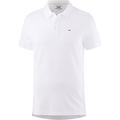 Tommy Hilfiger - Mens Clothes - Tommy Jeans Men - Designer T Shirts Men - Original Fine Pique Short Sleeve Polo - Classic White ​- Size M