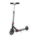 HUDORA Bold Wheel Scooter Roller, Tretroller Leichter Aluminiumscooter für Kinder und Erwachsene - Klappbar, Höhenverstellbar - Cityroller bis zu 100 kg - Rot