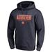 Men's Fanatics Branded Navy Auburn Tigers True Sport Basketball Pullover Hoodie