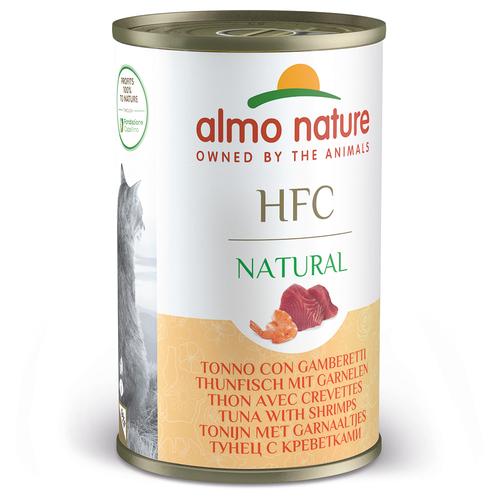 6x140g HFC mit Thunfisch & Garnelen Almo Nature Classic Katzenfutter nass