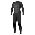 O'Neill Damen Reactor II 3/2 mm Back Zip Full Wetsuit, Schwarz (Black),38 EU (US 8)