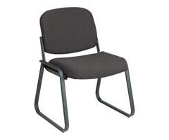 Office Star Custom Sled Base Armless Guest Chair - Shale