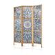 murando Room divider Mandala 135x171cm / 54"x68" 3 pieces Non-Woven Canvas Single-Sided Folding Screen Privacy wood pattern design hand made Home office Japan p-C-0010-z-b