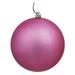 Vickerman 443934 - 3" Mauve Matte Ball Christmas Tree Ornament (12 pack) (N590845DMV)