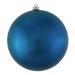 Vickerman 354780 - 12" Sea Blue Matte Ball Christmas Tree Ornament (N593062DMV)