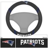 New England Patriots Logo & Wordmark Steering Wheel Cover