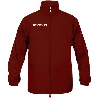 Givova Regenjacke "Rain Basico" dunkelrot