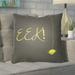 Ivy Bronx Admiranda Indoor/Outdoor Throw Pillow Polyester in Gray | 20 H x 20 W x 4 D in | Wayfair IVYB7076 40362048