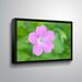 Latitude Run® 'Geranium Flower' - Photographic Print Canvas in White | 24 H x 36 W x 2 D in | Wayfair EFBB52B3CE4B4E1AA2ED2608947AEEA5