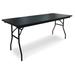 McCourt Manufacturing Rectangular Folding Table Metal in Black | 30 H x 96 W x 30 D in | Wayfair 70000LB