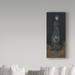 Trademark Fine Art 'Lady in Gray' Oil Painting Print on Wrapped Canvas in Black | 19 H x 8 W x 2 D in | Wayfair BL02230-C819GG