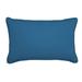 Latitude Run® Immokalee Outdoor Sunbrella Lumbar Pillow Polyester/Polyfill/Sunbrella® in Blue | 12 H x 18 W x 4 D in | Wayfair