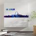 East Urban Home 'St. Louis Skyline Scissor Q Foreground' - Graphic Art Print Canvas in White | 36 H x 36 W x 2 D in | Wayfair