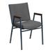 Inbox Zero Oliverson 19.75" W Stackable Waiting Room Chair w/ Metal Frame Vinyl in Black | 31.25 H x 19.75 W x 21 D in | Wayfair LDER8600 43619520