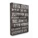 Stupell Industries 'Fifth Avenue Distressed New York City Streets' by World Art Group - Textual Art Print on Canvas in Black/White | Wayfair