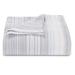 Tommy Bahama Home Tommy Bahama Sandy Shore Stripe Cotton Reversible Blanket Cotton in Gray | 90 W in | Wayfair 223621