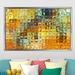 Picture Perfect International 'Tile Art #6 2012' by Mark Lawrence - Graphic Art Print on Canvas in Blue/Orange/Yellow | Wayfair 705-0380_1830FL