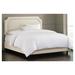 Mercer41 Chapne Low Profile Bed Upholstered/Velvet in Brown | 51 H x 78 D in | Wayfair WRLO6610 40761311