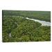 East Urban Home 'Essequibo River, Iwokrama Rainforest Reserve, Guyana' Photographic Print, Wood in Green | 20 H x 30 W x 1.5 D in | Wayfair