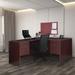 Latitude Run® Legacy L Desk w/ Double Pedestal Drawer Unit Wood in Brown | 29 H x 71 W x 70 D in | Wayfair LDER3616 42274897