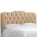 House of Hampton® Roselare Panel Headboard Upholstered/Microfiber/Microsuede | 51 H x 62 W x 4 D in | Wayfair HOHN1737 25540396