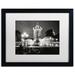 Trademark Fine Art 'BArt on Canvasholdi Park' Framed Photographic Art on Canvas in Black/White | 16 H x 20 W x 0.5 D in | Wayfair GO0047-B1620MF