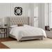 House of Hampton® Dashun Standard Bed Upholstered/Velvet in Brown | 56 H x 83 W x 85 D in | Wayfair F1FB89A340F2410690E6B9C3D00F88E9