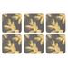 Pimpernel S.M. Etch Leaves Coasters 4"X 4" Cork | 1.5 H x 4.25 D in | Wayfair 2010268921