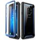 i-Blason Samsung Galaxy S9 Hülle Ares Bumper Case 360 Grad Handyhülle Robust Schutzhülle Clear Cover mit integriertem Displayschutz, Schwarz/Blau