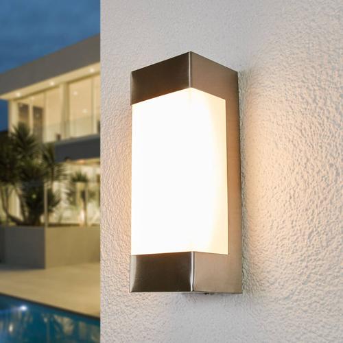 Lindby Severina - LED-Wandlampe aus Edelstahl